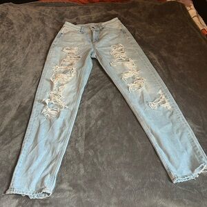 American Eagle Mom jeans.